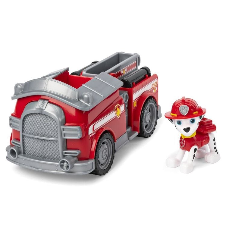 Paw Patrol Feuerwehr Auto mit Marshall Figur Sustainable Basic Vehicle Basis Fahrzeug kaufen Spielwaren Thalia