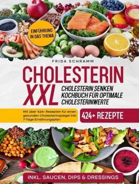 Produktbild: Cholesterin XXL - Cholesterin senken Kochbuch f&uuml;r optimale Cholesterinwerte