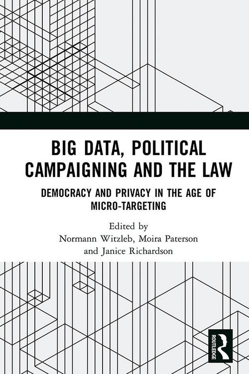 Produktbild: Big Data, Political Campaigning and the Law