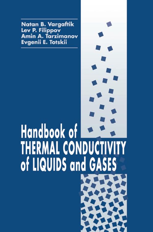 Produktbild: Handbook of Thermal Conductivity of Liquids and Gases