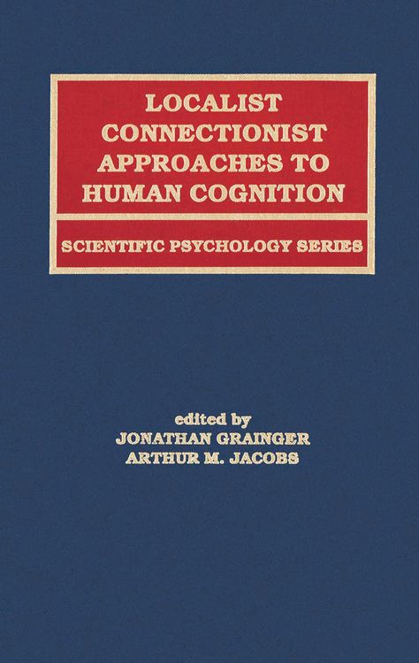 Produktbild: Localist Connectionist Approaches To Human Cognition