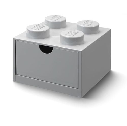 Produktbild: LEGO&reg; Schubladenelement 4 Noppen Grau