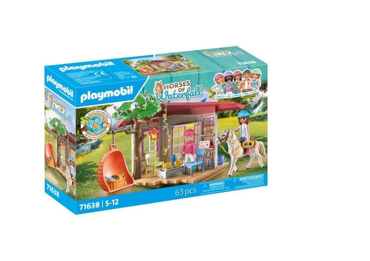 Produktbild: playmobil Horses of Waterfall Geheimes Clubhaus f&uuml;r Pferdefans