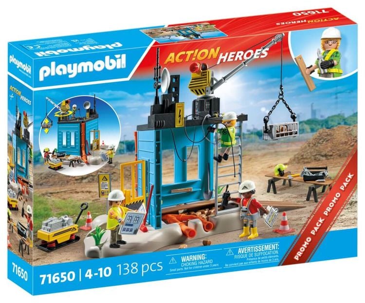 Produktbild: Playmobil® ACT!ON HEROES Baustelle 71650