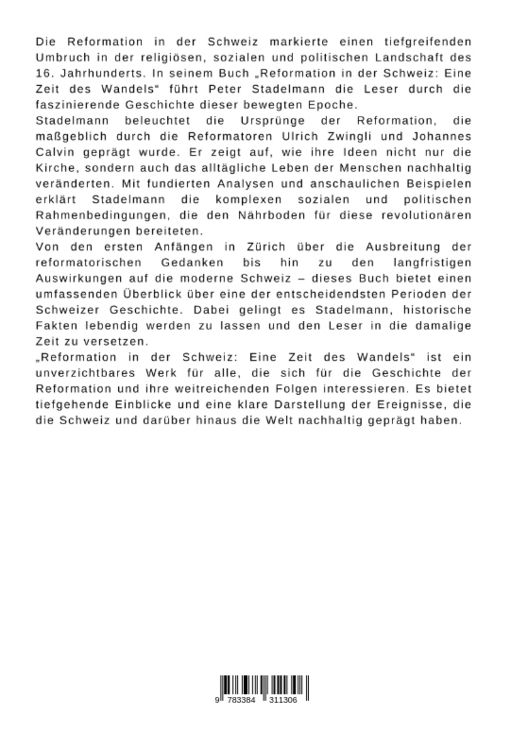 Produktbild: Reformation in der Schweiz