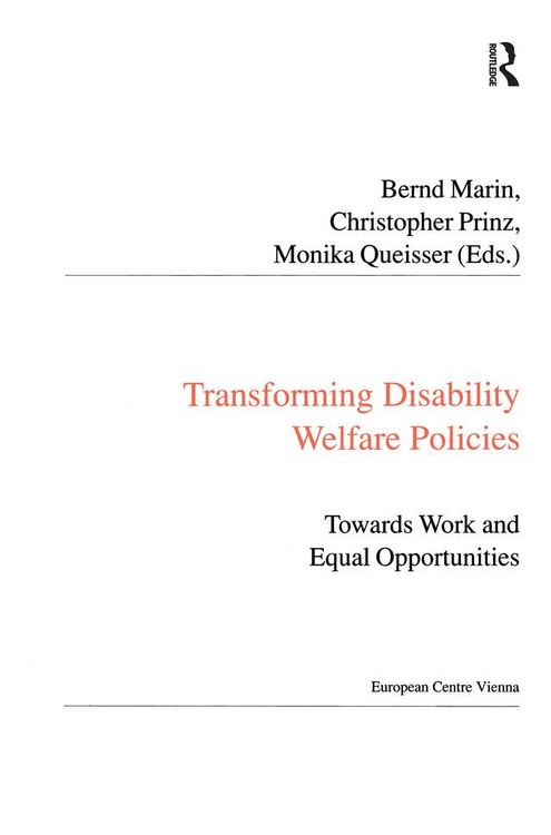 Produktbild: Transforming Disability Welfare Policies