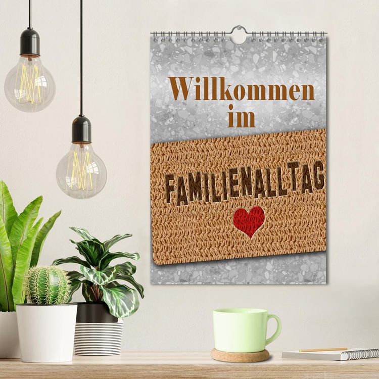 Produktbild: Willkommen im Familienalltag (Wandkalender 2026 DIN A4 hoch), CALVENDO Monatskalender