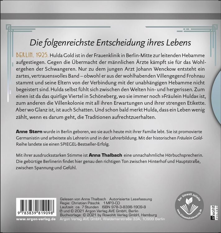 Produktbild: Fr&auml;ulein Gold: Die Stunde der Frauen