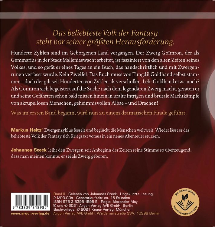 Produktbild: Die R&uuml;ckkehr der Zwerge 2