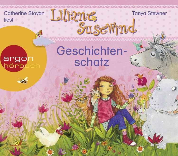 Produktbild: Liliane Susewind &ndash; Geschichtenschatz: Ein kleiner Esel kommt gro&szlig; raus, Ein Meerschwein ist nicht gern allein, Viel Gerenne um eine Henne, Ein Nilpferd auf dem Zebrastreifen