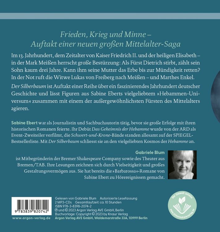 Produktbild: Der Silberbaum. Die siebente Tugend
