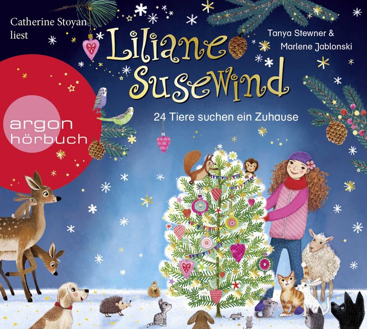 Produktbild: Liliane Susewind &ndash; 24 Tiere suchen ein Zuhause. Das Adventskalender-H&ouml;rbuch