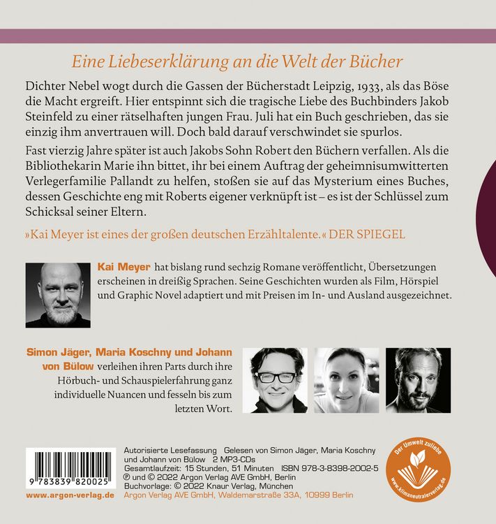 Produktbild: Die B&uuml;cher, der Junge und die Nacht