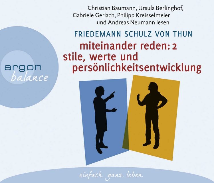 Produktbild: Miteinander reden Teil 2: Stile, Werte und Pers&ouml;nlichkeitsentwicklung