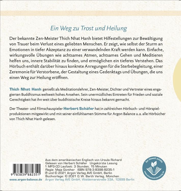 Produktbild: Wie weiterleben, wenn ein geliebter Mensch stirbt?