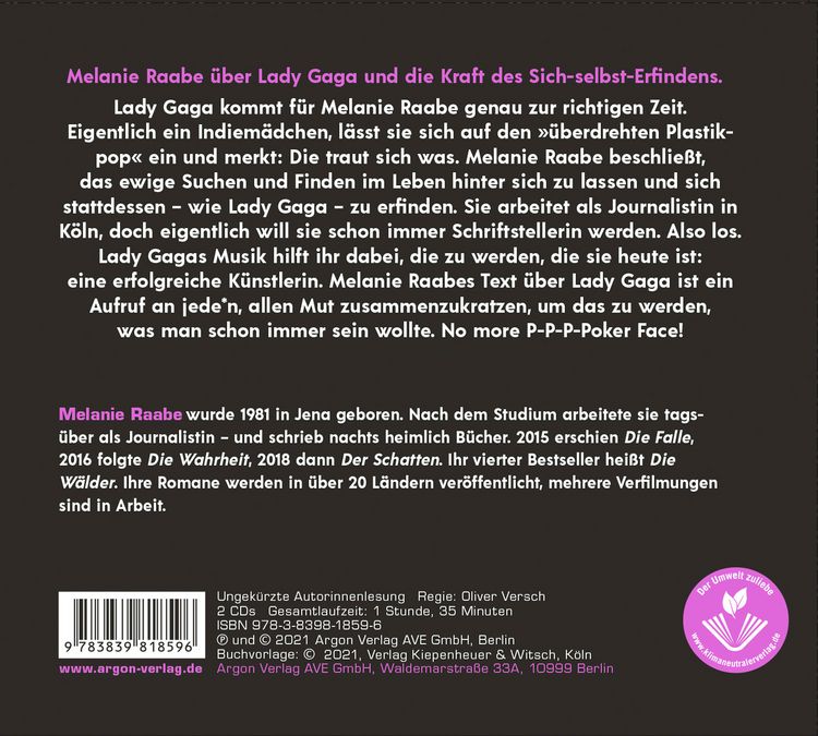 Produktbild: Melanie Raabe &uuml;ber Lady Gaga