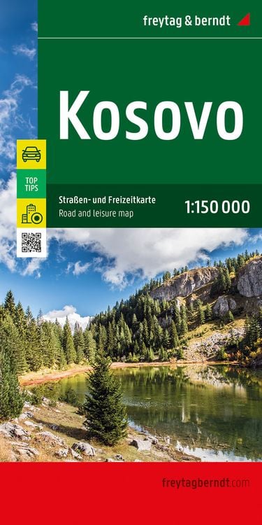 Produktbild: Kosovo, Straßen- und Freizeitkarte 1:150.000, freytag & berndt