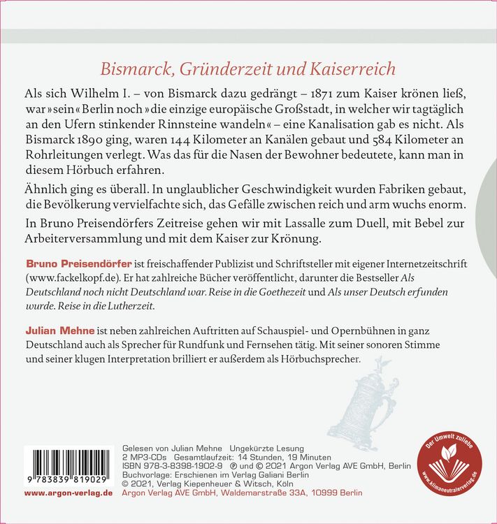 Produktbild: Als Deutschland erstmals einig wurde