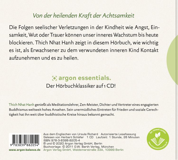 Produktbild: Versöhnung mit dem inneren Kind