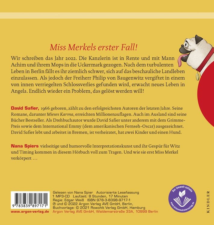 Produktbild: Miss Merkel: Mord in der Uckermark