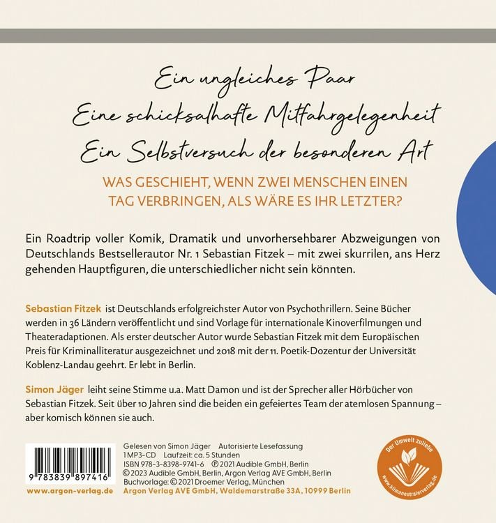 Produktbild: Der erste letzte Tag