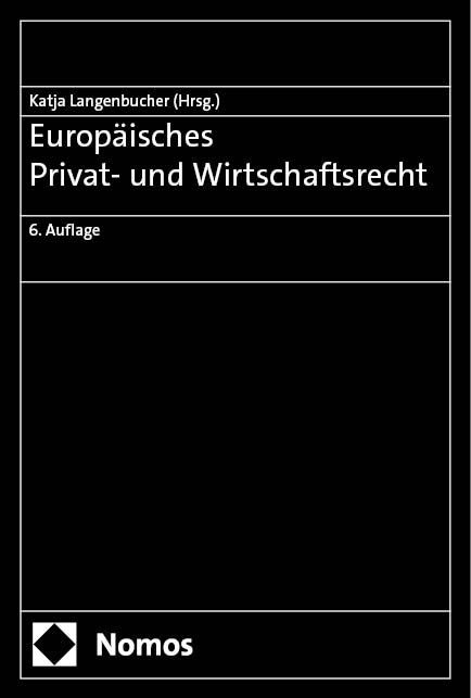 Produktbild: Europäisches Privat- und Wirtschaftsrecht