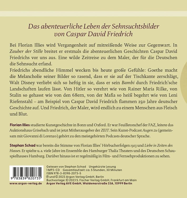 Produktbild: Zauber der Stille