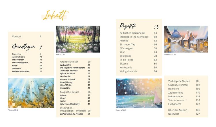 Produktbild: Magische Landschaften in Aquarell