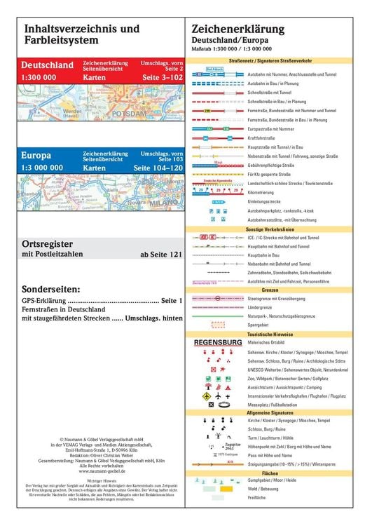 Neuer Straßenatlas Deutschland/Europa 2025/2026