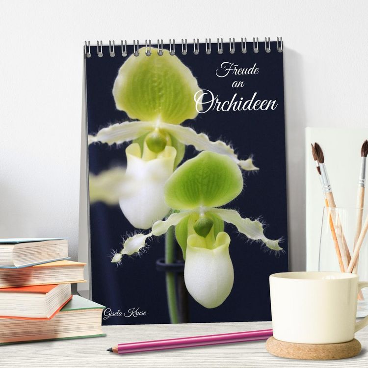 Produktbild: Freude an Orchideen (Tischkalender 2026 DIN A5 hoch), CALVENDO Monatskalender