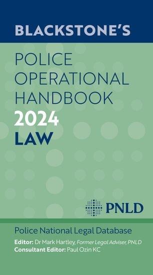 Produktbild: Blackstone's Police Operational Handbook 2024