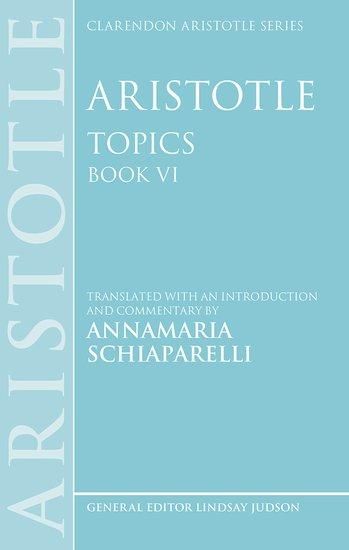 Produktbild: Aristotle: Topics Book VI