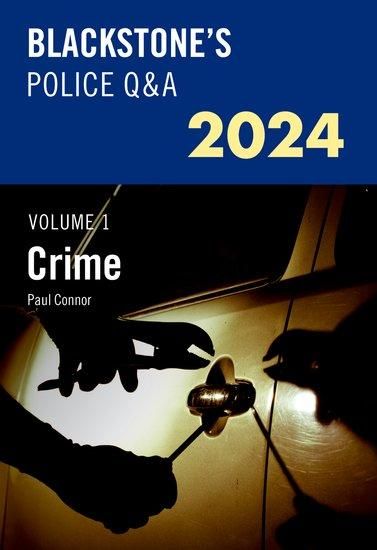 Produktbild: Connor, P: Blackstone's Police Q&A's 2024 Volume 1: Crime