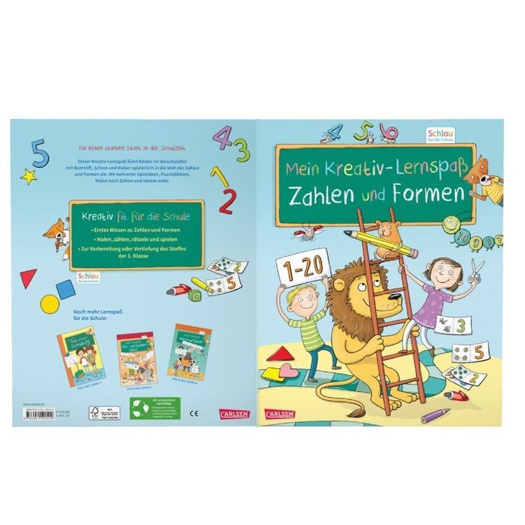 Produktbild: Schlau für die Schule: Mein Kreativ-Lernspaß: Zahlen und Formen