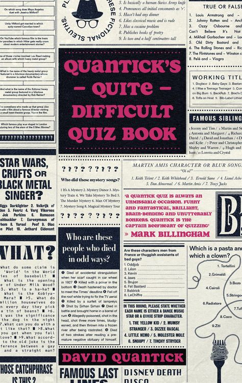 Produktbild: Quantick's Quite Difficult Quiz Book