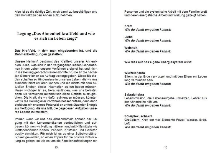 Produktbild: Lenormand Legesysteme f&uuml;r die Ahnenkraft und Jenseitskontakte