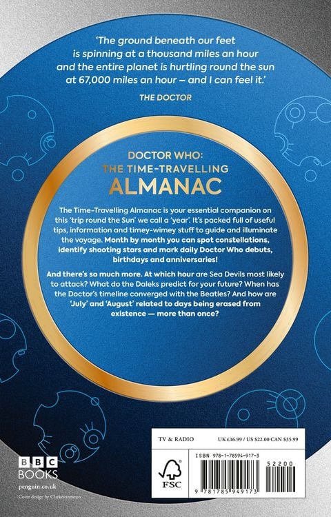 Produktbild: Doctor Who: The Time-Travelling Almanac