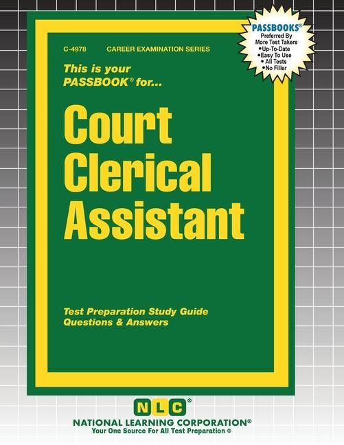 Produktbild: Court Clerical Assistant