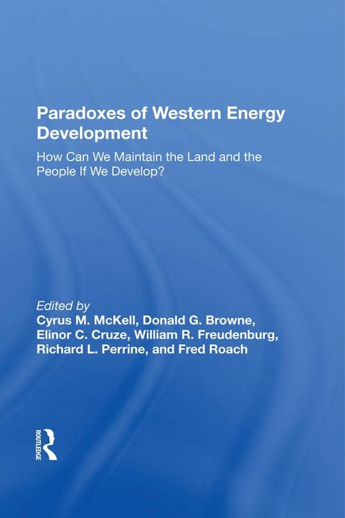 Produktbild: Paradoxes Of Western Energy Development