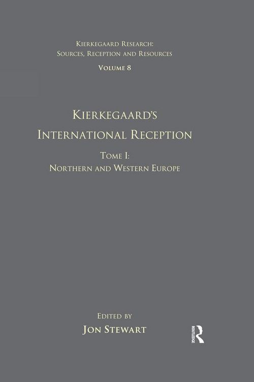 Produktbild: Volume 8, Tome I: Kierkegaard's International Reception - Northern and Western Europe
