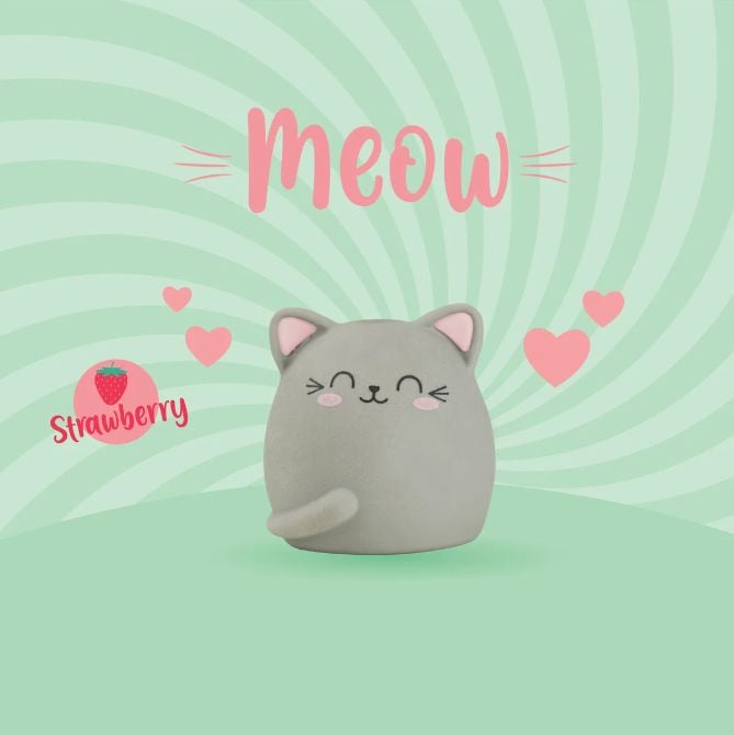 Produktbild: Legami Radiergummi mit Duft - Meow - K&auml;tzchen