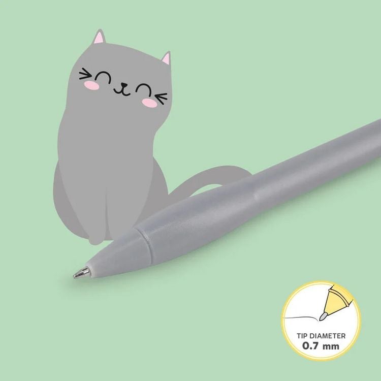 Produktbild: Legami Leuchtender Kugelschreiber - Writing is Magic! - Kitty