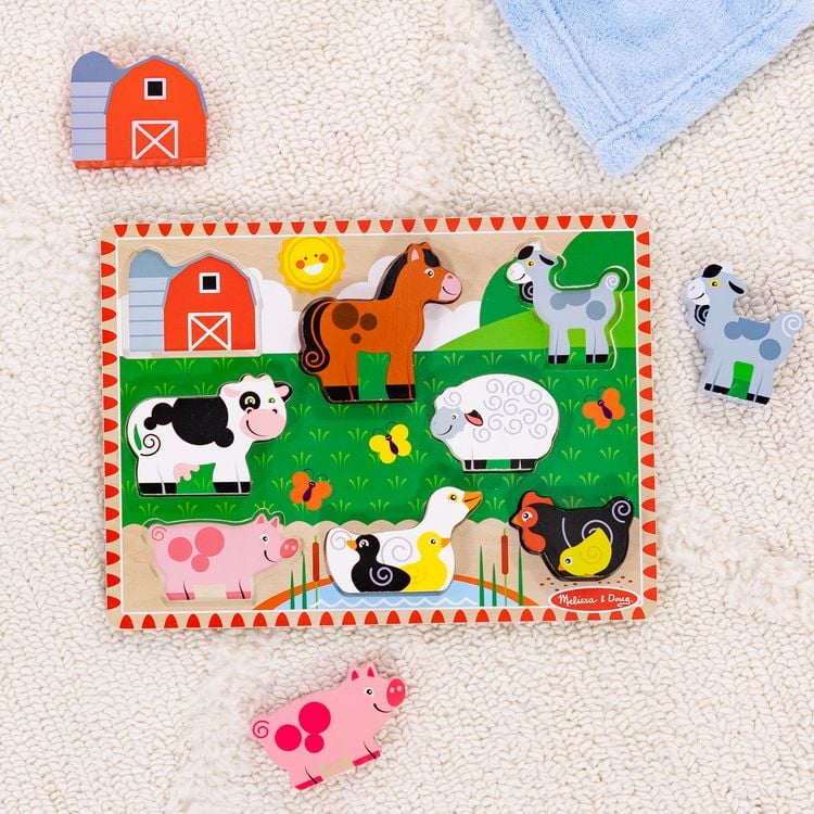 Produktbild: Bauernhof Spieltiere Puzzle