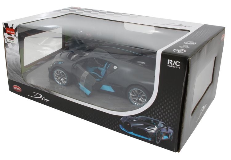 Produktbild: Bugatti Divo 1:14 grau 2,4GHz T&uuml;r manuell