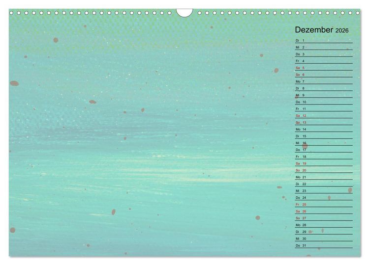 Produktbild: Pastellbunter DIY-Bastelkalender (Wandkalender 2026 DIN A3 quer), CALVENDO Monatskalender