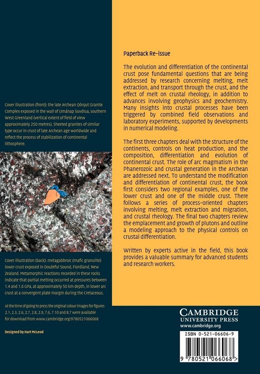 Produktbild: Evolution and Differentiation of the Continental Crust