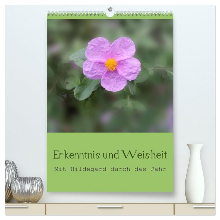 Produktbild: Erkenntnis und Weisheit - Hildegard von Bingen (hochwertiger Premium Wandkalender 2026 DIN A2 hoch), Kunstdruck in Hochglanz