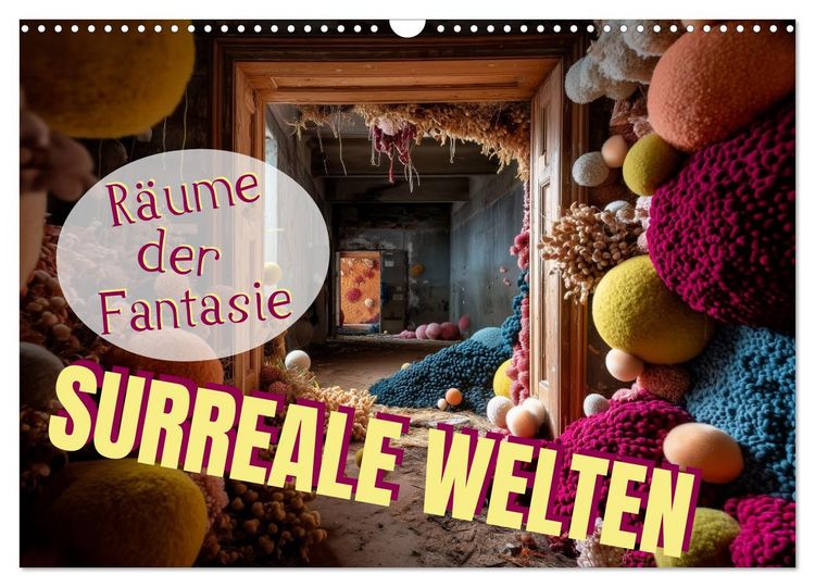 Produktbild: Surreale Welten. R&auml;ume der Fantasie (Wandkalender 2026 DIN A3 quer), CALVENDO Monatskalender