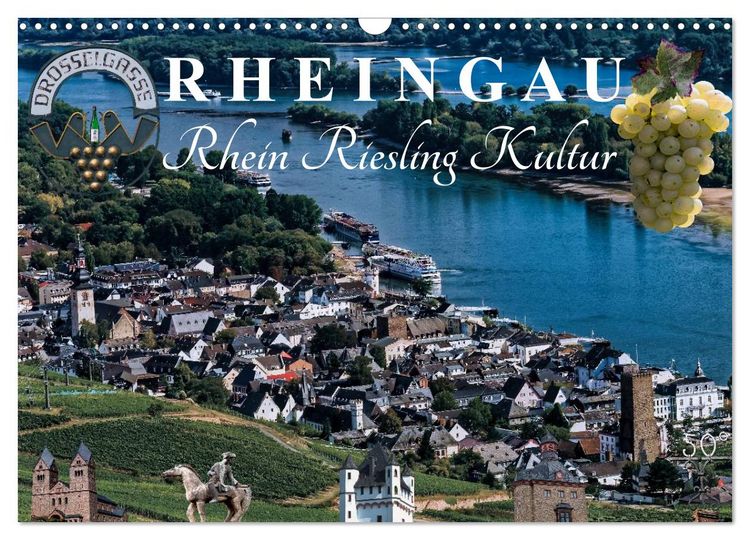 Produktbild: Rheingau - Rhein Riesling Kultur (Wandkalender 2026 DIN A3 quer), CALVENDO Monatskalender