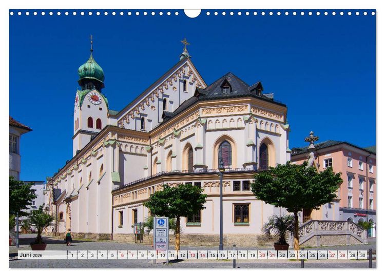 Produktbild: Eine Perle Oberbayerns - Rosenheim (Wandkalender 2026 DIN A3 quer), CALVENDO Monatskalender